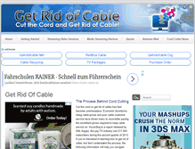 Tablet Screenshot of getridofcable.net